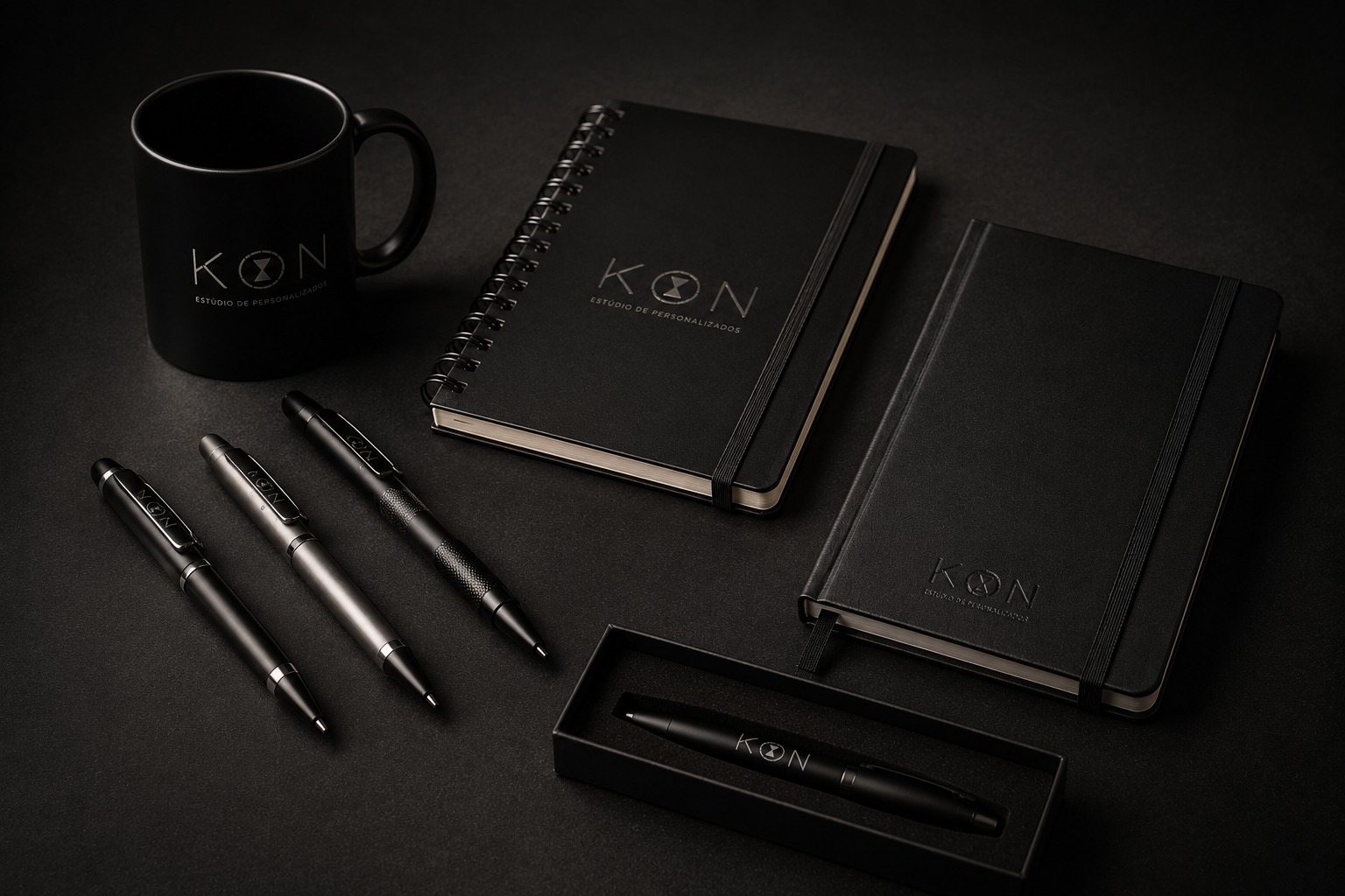 Itens de escritório personalizados